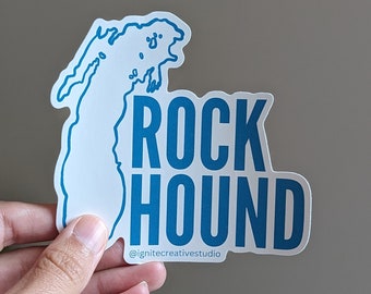 Lake Michigan Rock Hound Sticker