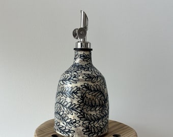 Oil Cruet Bottle- Fern Design