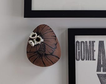 Floral Wall Bud Vase Pocket