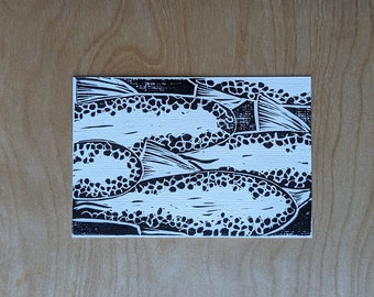 Trout Stream Print / Post Card