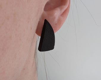 Handmade Modern Hypoallergenic Surgical Steel Epoxied Studs