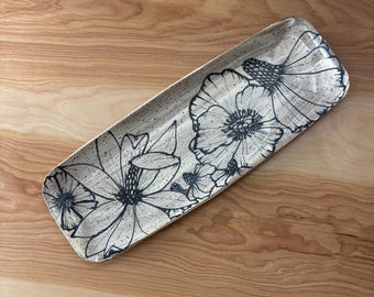 Floral 14" Platter