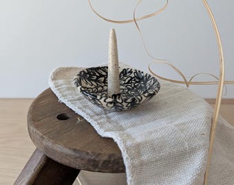 Each One is Unique Fern Ring Dish Catch all