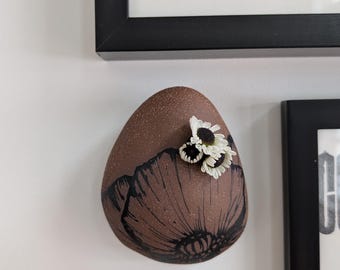 Floral Wall Bud Vase Pocket