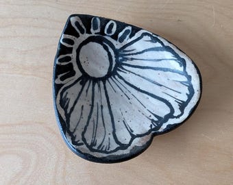Freehand Handmade Ouija Planchette inspired dish