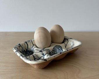 Egg Tray - Floral Design