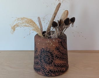 Fern Vase/ Utensil Holder