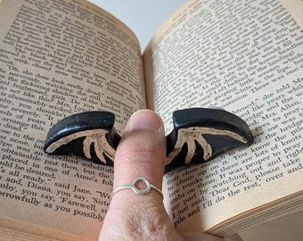 Black Bat/ Bat wings Book Page Holder