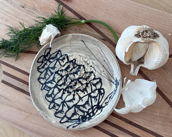 Pine Cone Pattern Garlic Rasp *Please Note! No two are the same!, Similar, but different*
