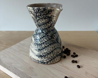 Pour Over Coffee Maker - Fern Design