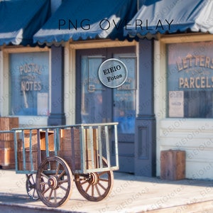 Digital Old Post Office - Vintage, Western, Photography Background, Digital Background, 300 Res, PhotoshopCut Out