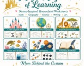 Disney Inspired Homeschool Worksheets
