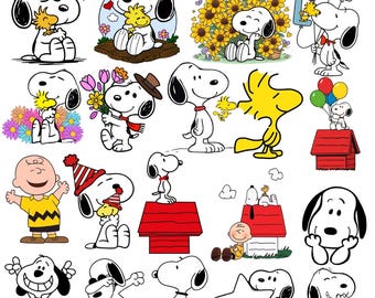 Snoopy Dog PNG Bundle, Charliee Brown png (Digital Download)