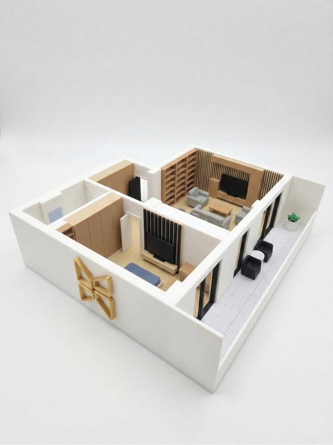 Custom 3D Architectural Floor Plan Model Real Estate Display Bespoke custom-3d-architectural-floor-plan-model-real-estate-display-bespoke