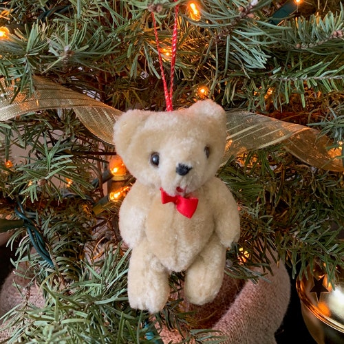 Teddy Bear Ornament Etsy