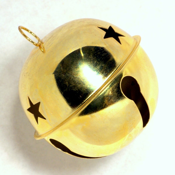 Large Gold Jingle Bells