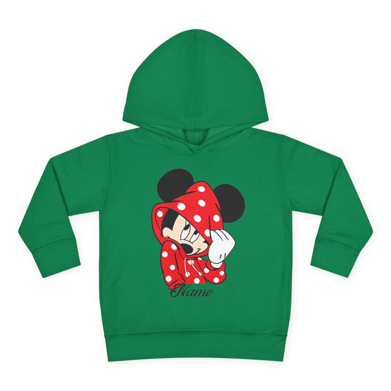 Mickey Mouse Toddler Hoodie | Personalized Name Kids Pullover image 10