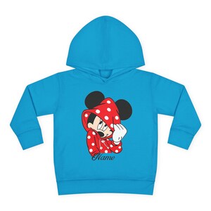 Mickey Mouse Toddler Hoodie | Personalized Name Kids Pullover image 12