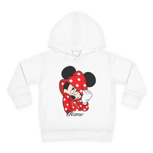 Mickey Mouse Toddler Hoodie | Personalized Name Kids Pullover image 8