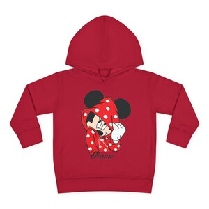 Mickey Mouse Toddler Hoodie | Personalized Name Kids Pullover image 16