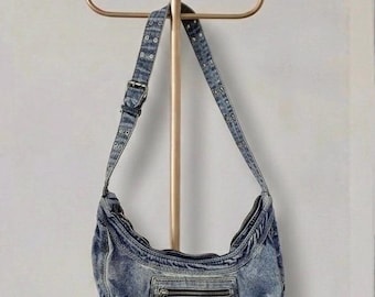 Denim Hobo Bag