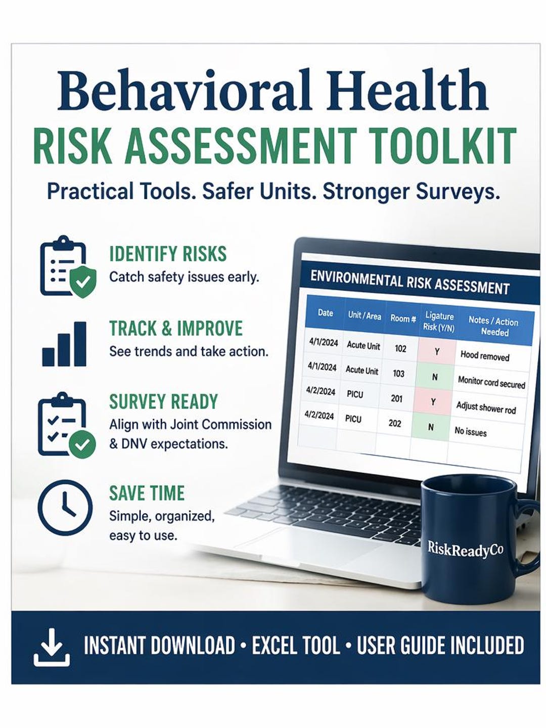 Behavior Risk Assessment Screen Behavioral Health Risk Assessment Toolkit | Joint Commission, DNV Ready ...