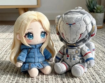 New PRAGM ATA Pragmata Plush Doll Cute Anime Peripherals Toy Birthday Christmas Gift