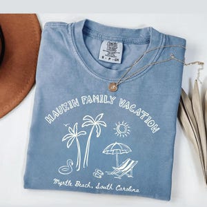 Custom Family Vacation Shirt, Matching Family Beach Trip, Summer Vacation 2026