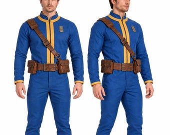 Fallout Vault Dweller Jumpsuit | Lucy MacLean Cosplay Costume | Custom Vault Number | Fallout 76 Costume