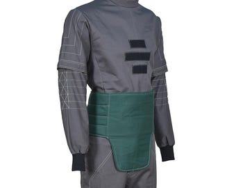 Din Djarin Mandalorian Flight Suit Cosplay Costume | Star Wars Beskar Armor Bounty Hunter Undersuit