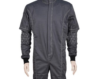 Traje interior de vuelo mandaloriano de Din Djarin – Disfraz de cazarrecompensas Mando Gray de Star Wars