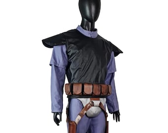 Jango Fett Flight Suit, Mandalorian Cosplay Costume, Star Wars Bounty Hunter Jumpsuit, Screen Accurate Soft Parts