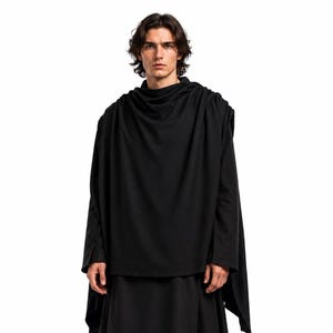 Strój cosplayowy Akolity Qimira Strangera, szata Sithów z Gwiezdnych Wojen, ręcznie robiony płaszcz na Halloween, Comic Con