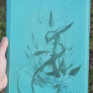glaceon card binder Glaceon Card Binder