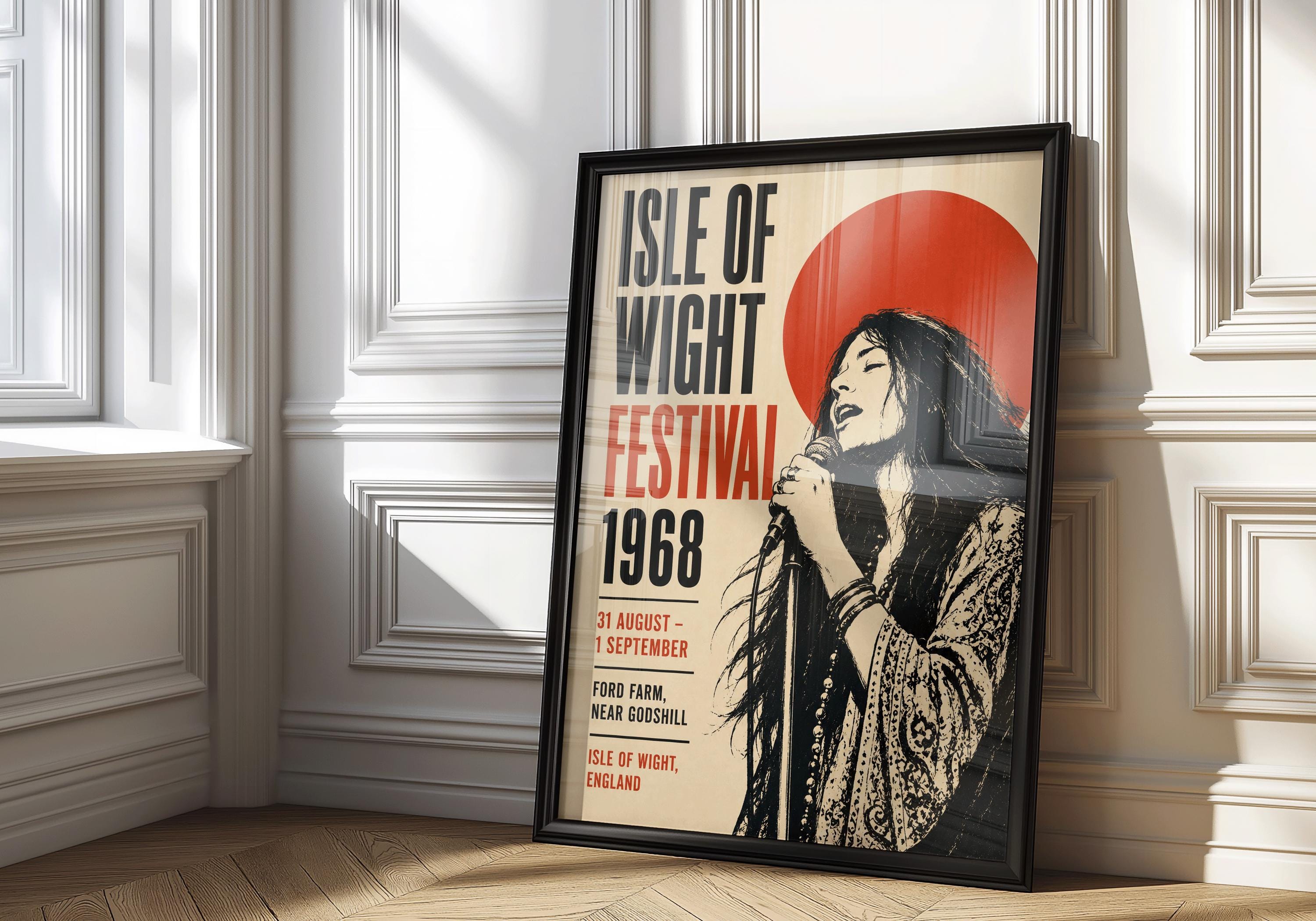 Isle of Wight Festival Poster - Etsy