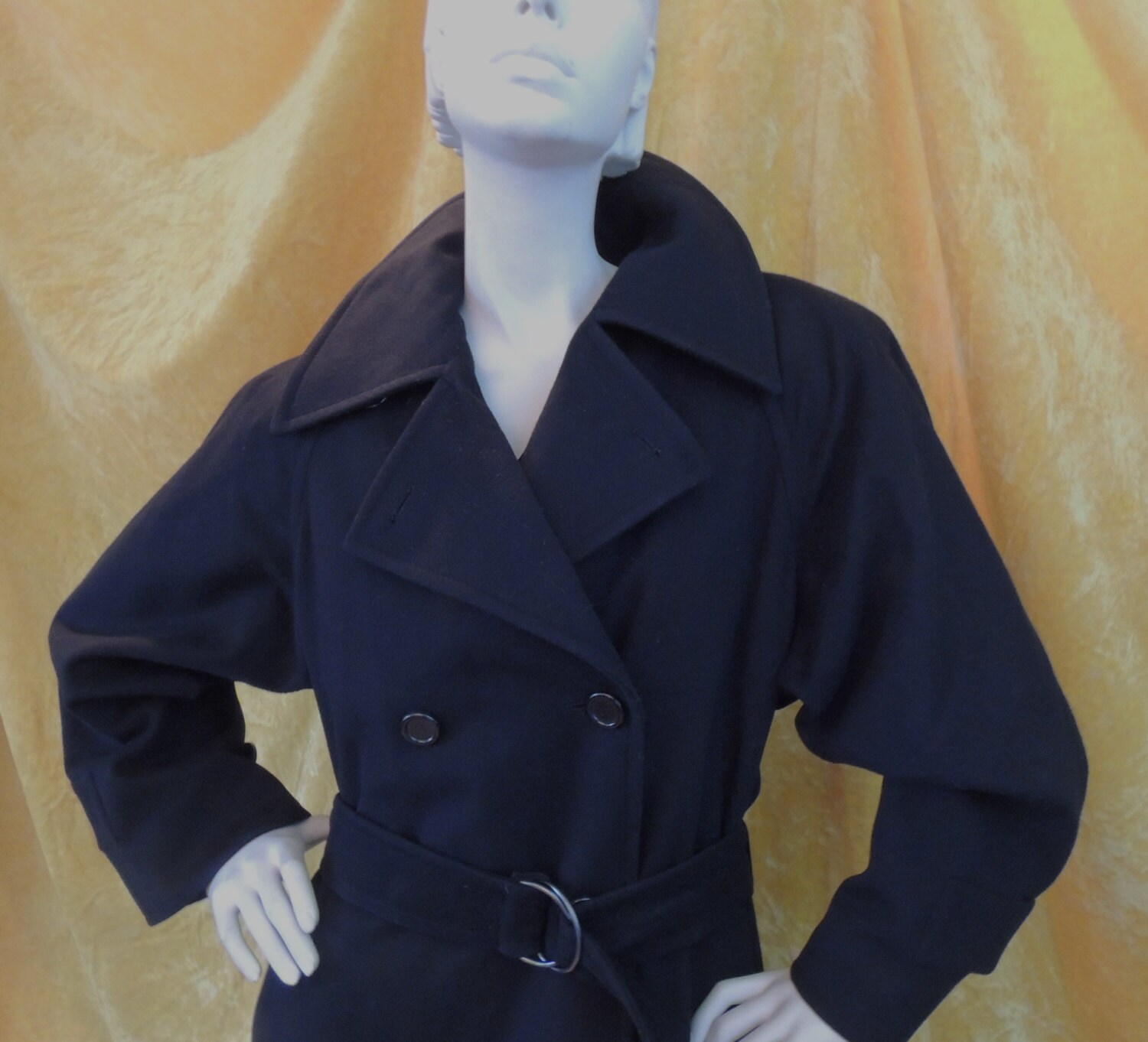YSL Variation WOOL Trenchcoat/excellent/yves Saint Laurent