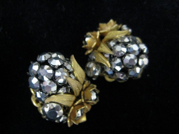 Miriam Haskell Signed Set/Vintage/Set/Brooch/Earr… - image 3