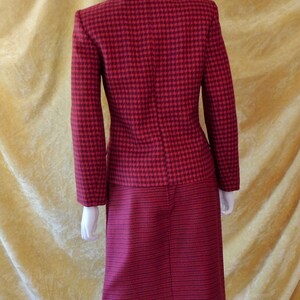 Gorgeous Louis Feraud Suit Vintage 1990s/red Checked - Etsy