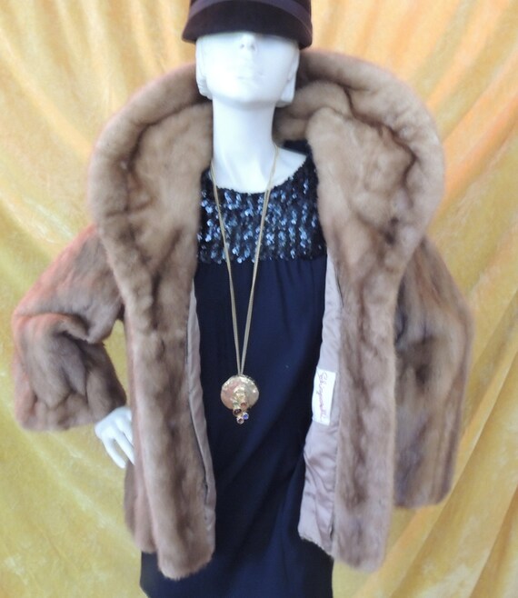 Schiaparelli Mink Jacket/Authentic Labels and Silk
