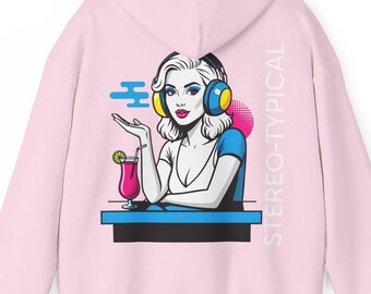 Stereo-Typical! - Unisex Hoodie - Bold Neurodiversity Statement Sweatshirt - Colorful Pop Art Hoodie
