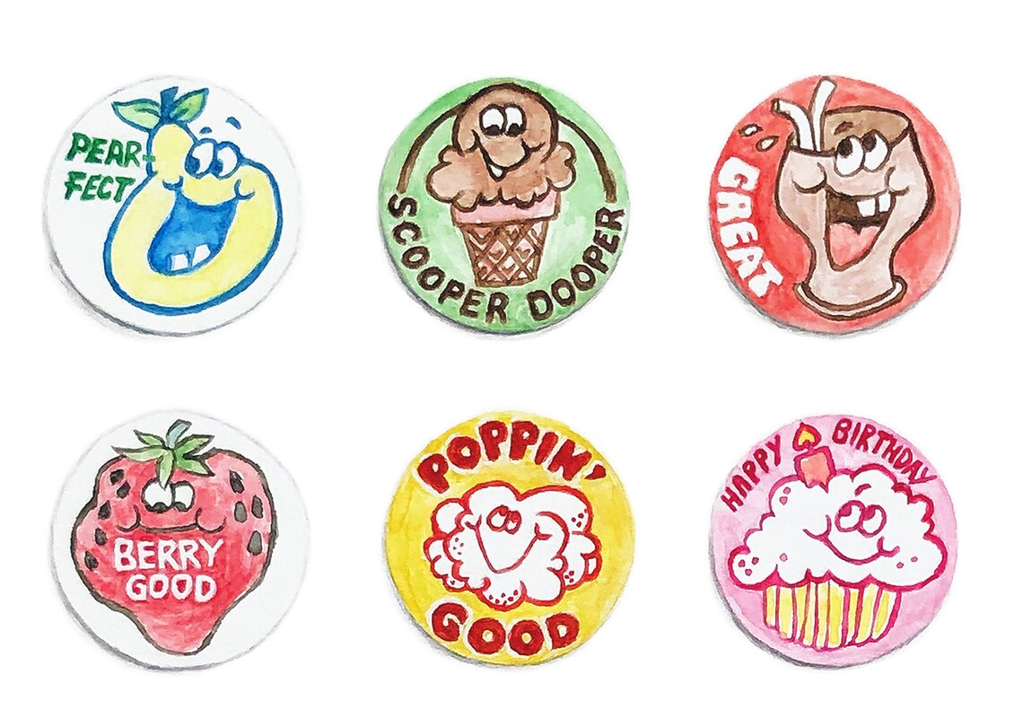 Stinky Stickers // Digital Downloads // Art From My Original Etsy