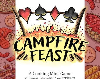Campfire Feast | Print and Play | Cooperative Card Game | TTRPG Mini-Game