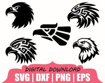 Adelaarskop silhouet, Svg, Dxf, Png