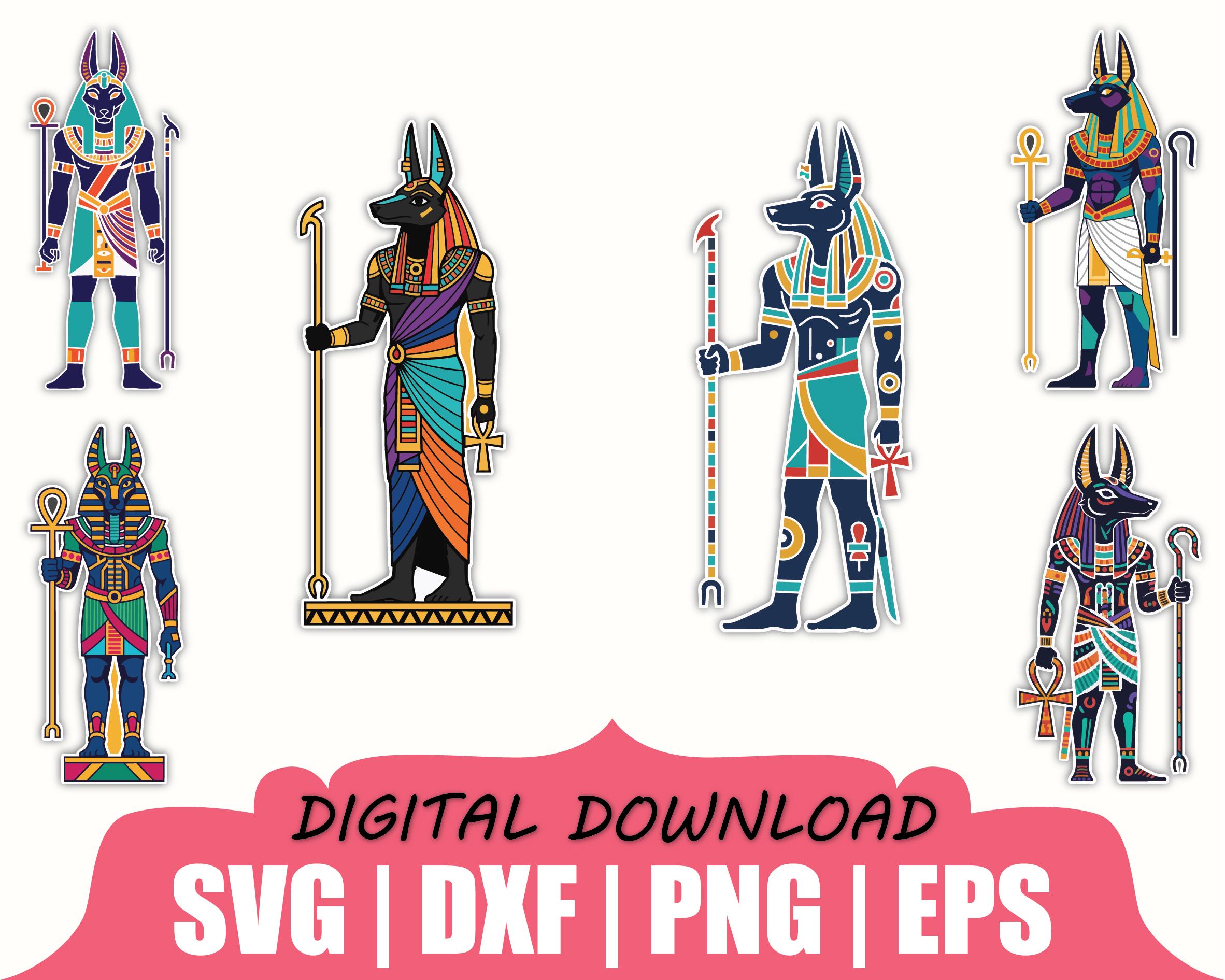 Jackal Sticker Anubis Jackal Sticker Svg, Dxf, Png - Etsy