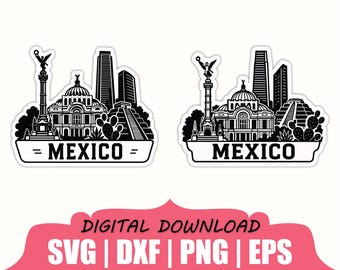 Mexico sticker-svg, dxf, png