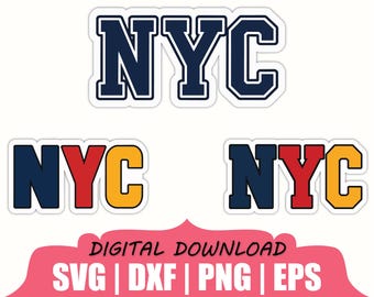 NYC Sticker Svg, Dxf, Png