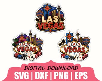 Staat Las Vegas sticker Svg, Dxf, Png
