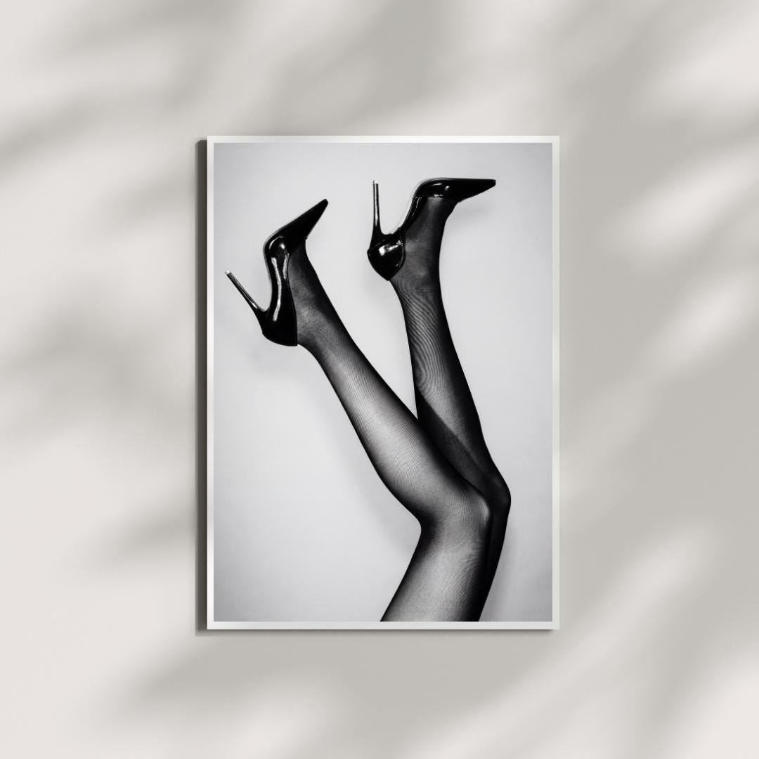 Vintage Black and White Shoes - Etsy