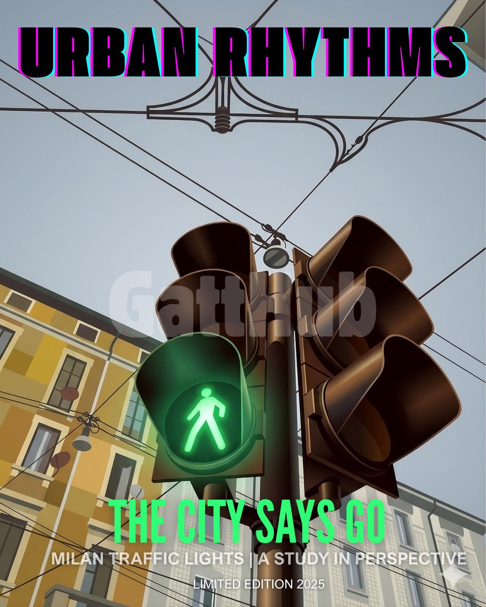 Urban Rhythms Milan Traffic Light Poster (digital Download) – Street ...