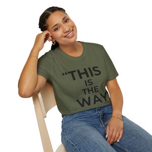 Mandalorian Quote T-Shirt | Star Wars Inspired Phrase Tee Graphite Heather